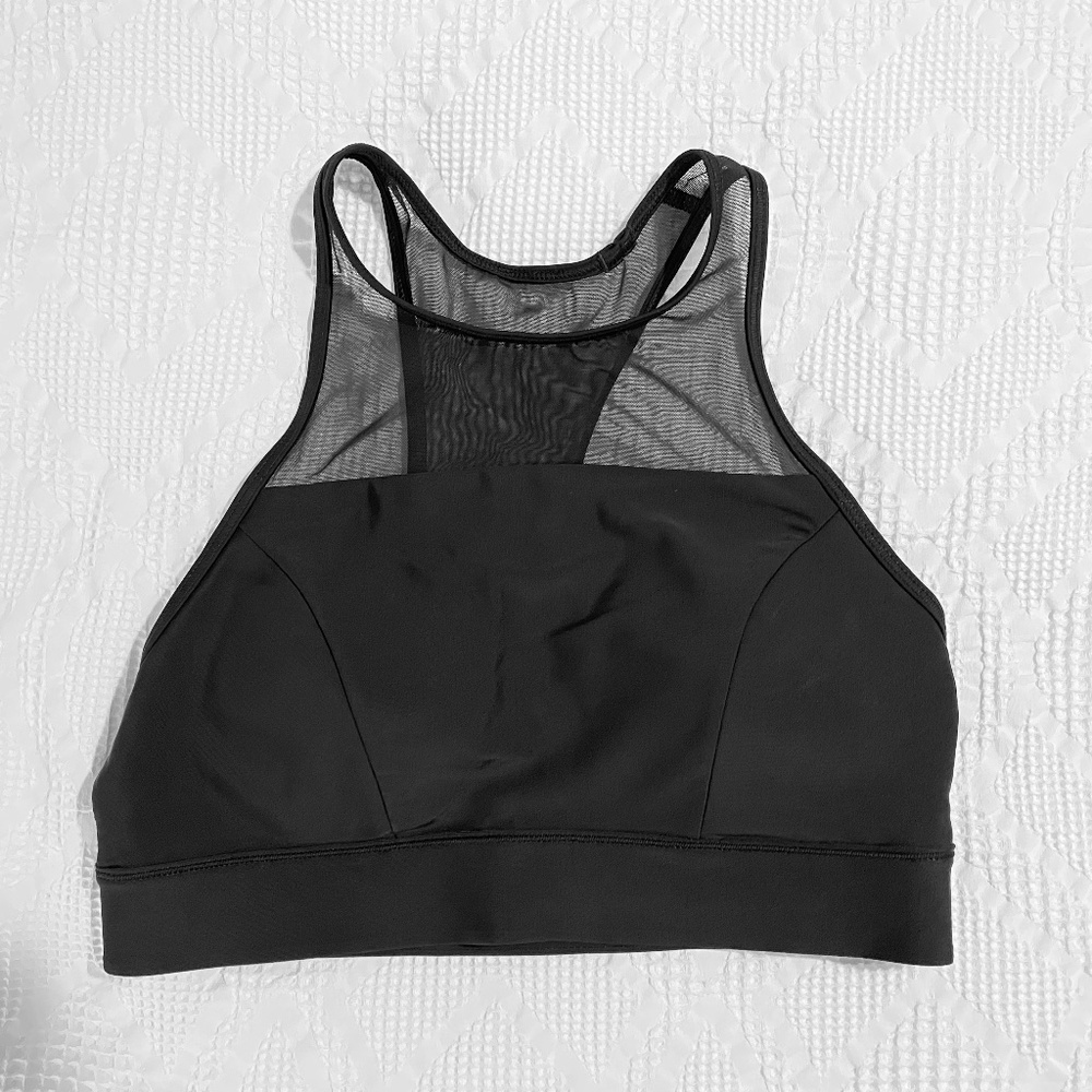 Lululemon Black Sports Bra/Swim Top, Size 4
